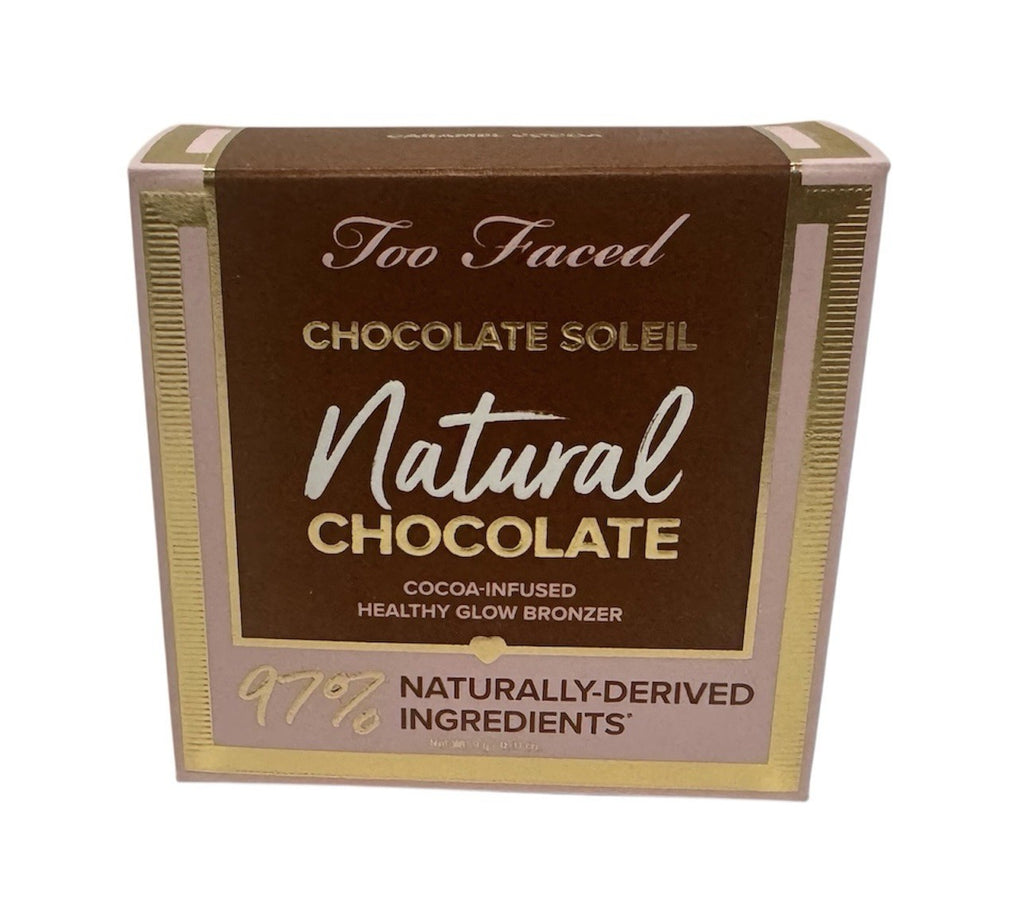 TOO FACED Natural Chocolate Soleil Matte Bronzer Full Size 9g  New in Box3