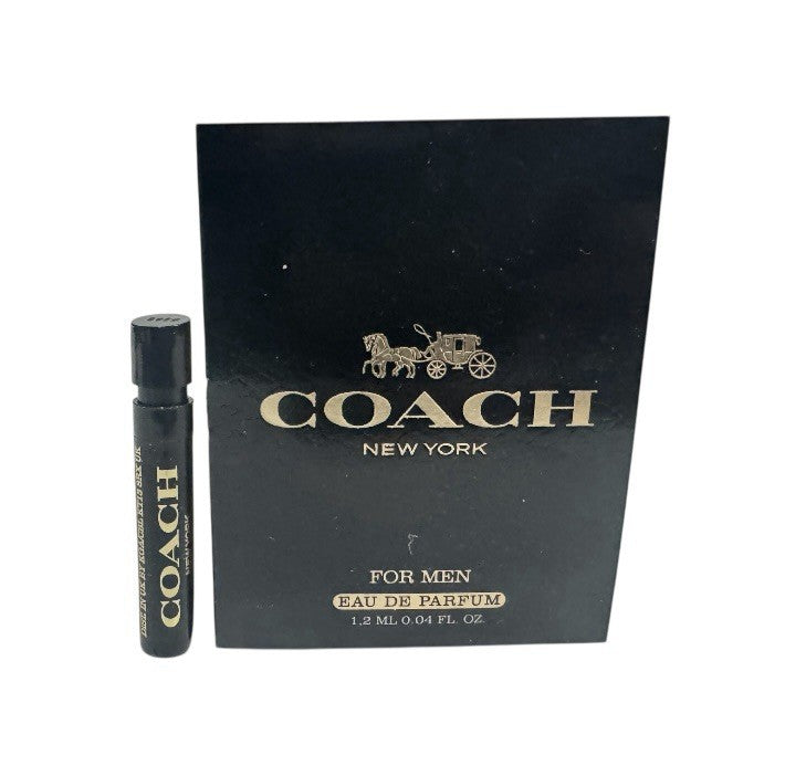 COACH NEW YORK FOR MEN EAU DE PARFUM SAMPLE  1.2 ML / 0.04 OZ     LOT OF 32