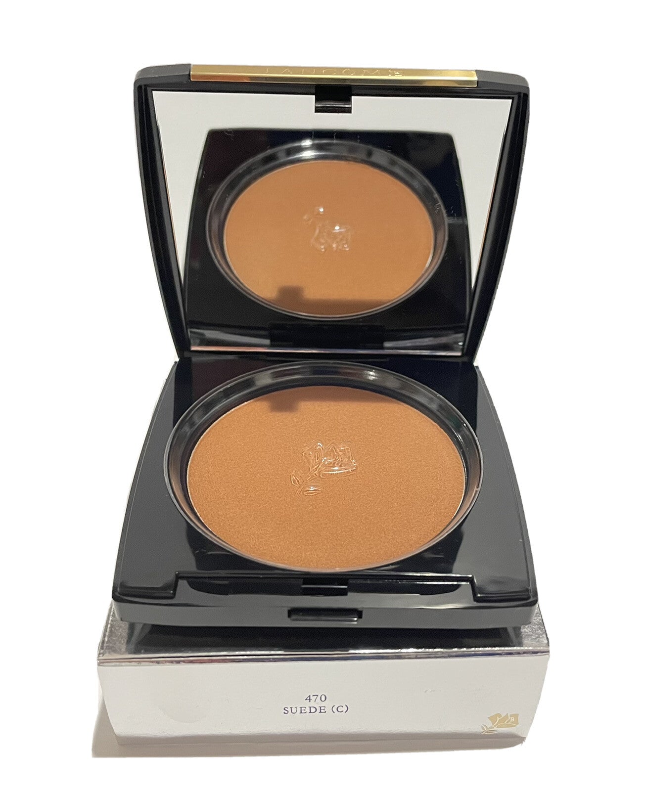 Lancome Dual Finish Multi Tasking Powder & Foundation In One 470 SUEDE (C) NIB1