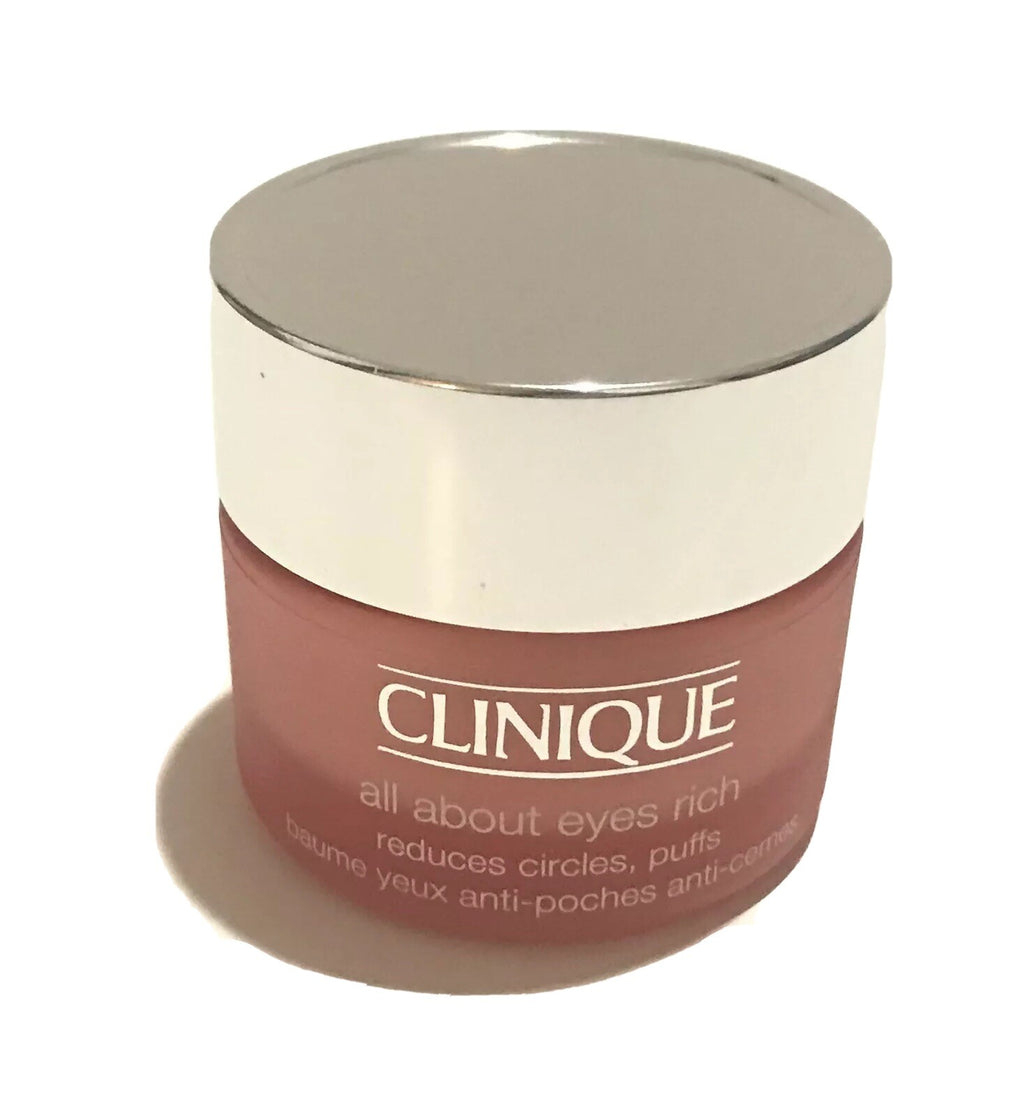 Clinique All About Eyes Rich Reduces Circles Puffs 1oz 30ml All Skin Types NIB1
