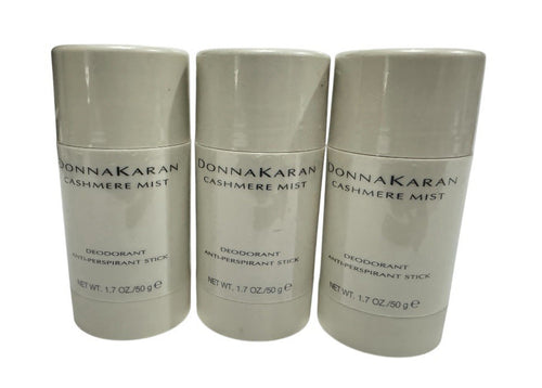 3 Donna Karan Cashmere Mist Deodorant Anti Perspirant Stick 1.7oz/50g NEW SEALED0