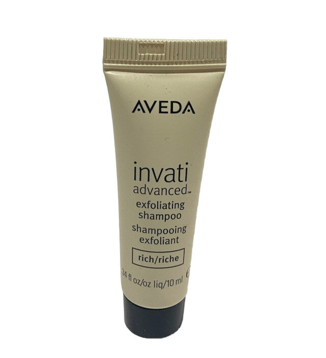 Aveda 2 X  Invati Advanced Exfoliating Shampoo- 0.34oz/10ml NWOB0