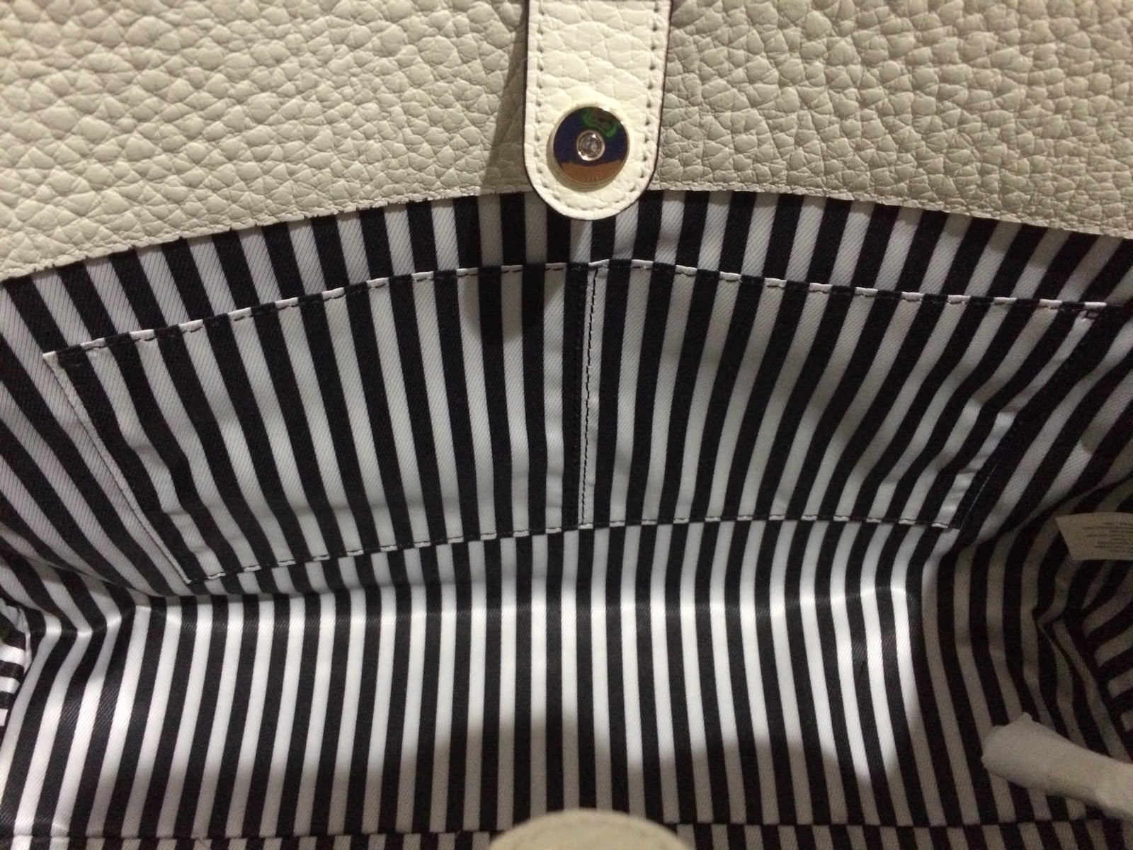 NWT Kate Spade Southport Avenue LYDIA Porcelin Blk Leather Satchel WKRU2720 Bag 5