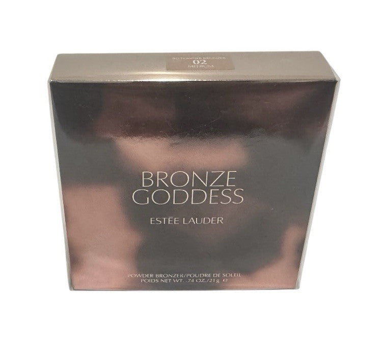 Estee Lauder Bronze Goddess Powder Bronzer 02 Medium 0.74oz/21g SEALED BOX0