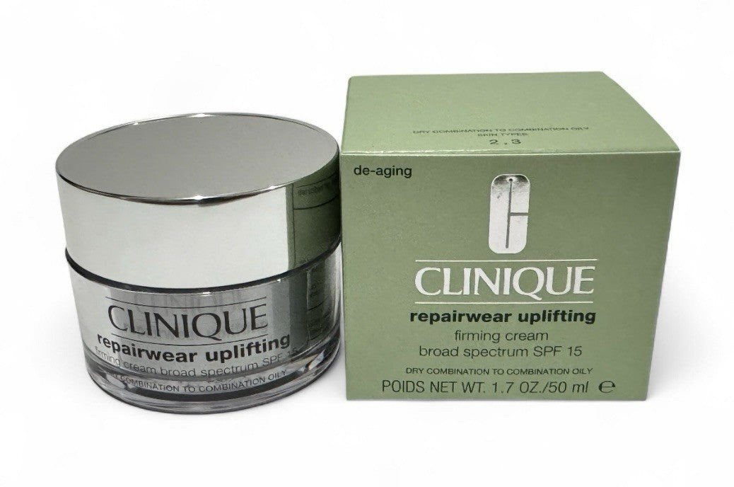 Clinique Repairwear Uplifting Firming Cream SPF 15 1.7oz Dry To Oily Comb. NIB0
