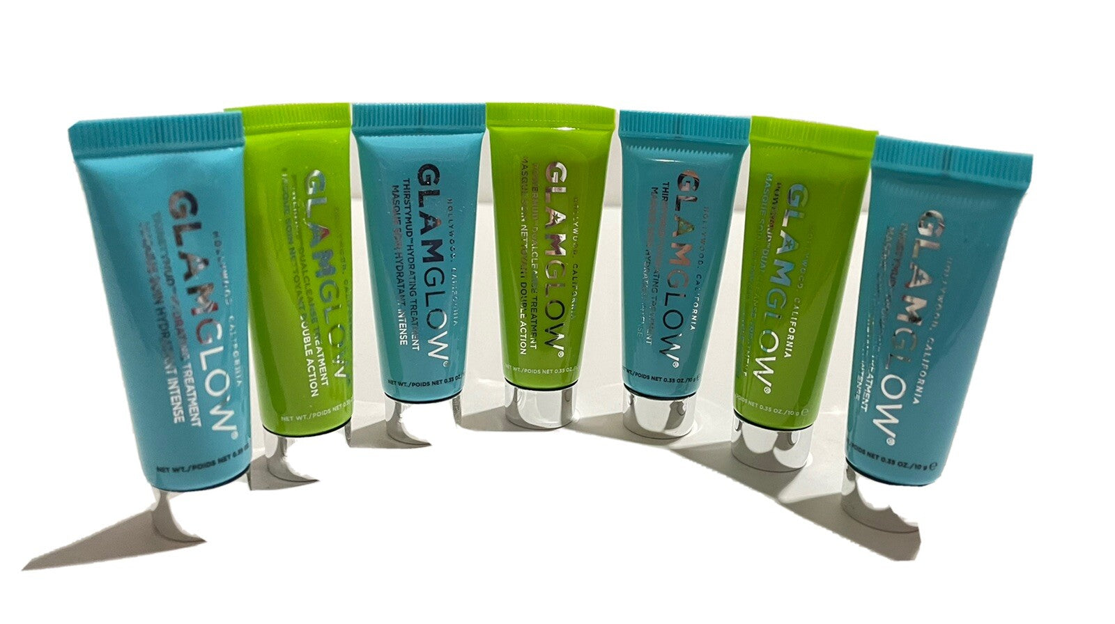 7 GlamGlow Mix Cleanser And Treatment Sample Size. New0