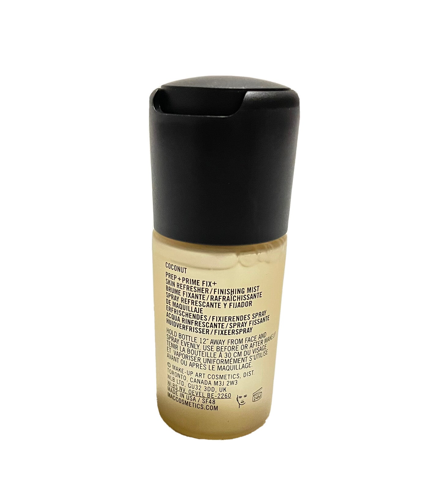 Mac Prep Prime Fix + Plus Setting Mist Spray - Coconut Travel size 1oz 30ml New1