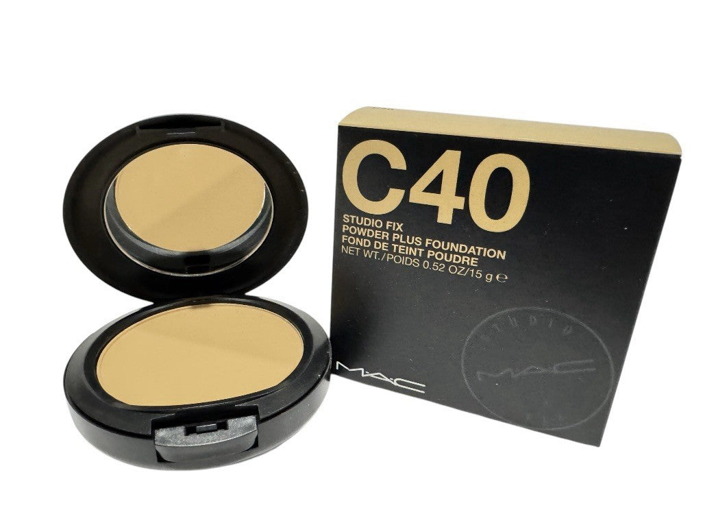 Studio Fix Powder Plus Foundation - C40 by MAC for Women - 0.52oz/15g NIB0