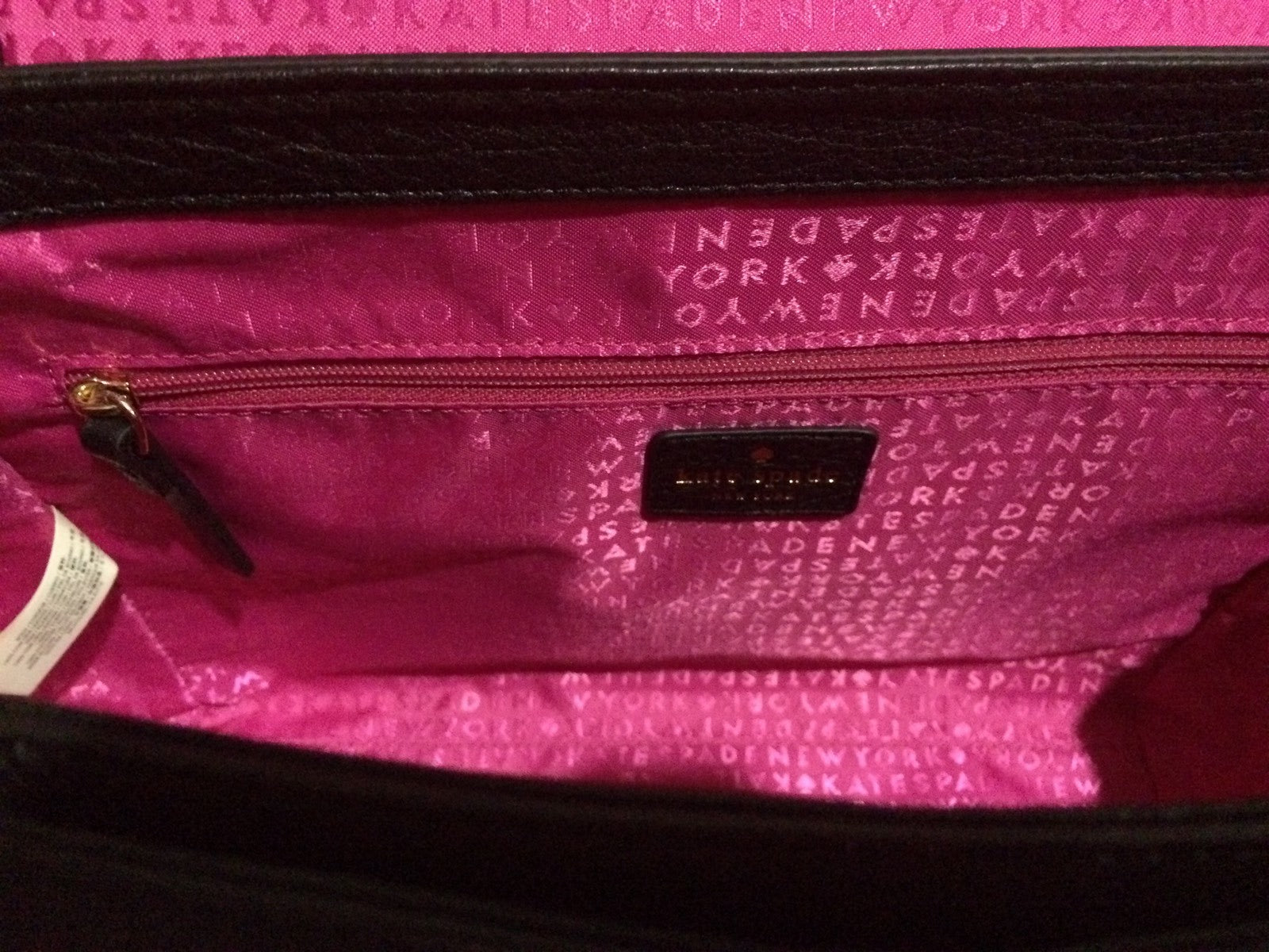 Kate Spade LAUREL WELLESLEY PLACE Blk/Porcelain Satchel Bag. WKRU3109 New W/tag4