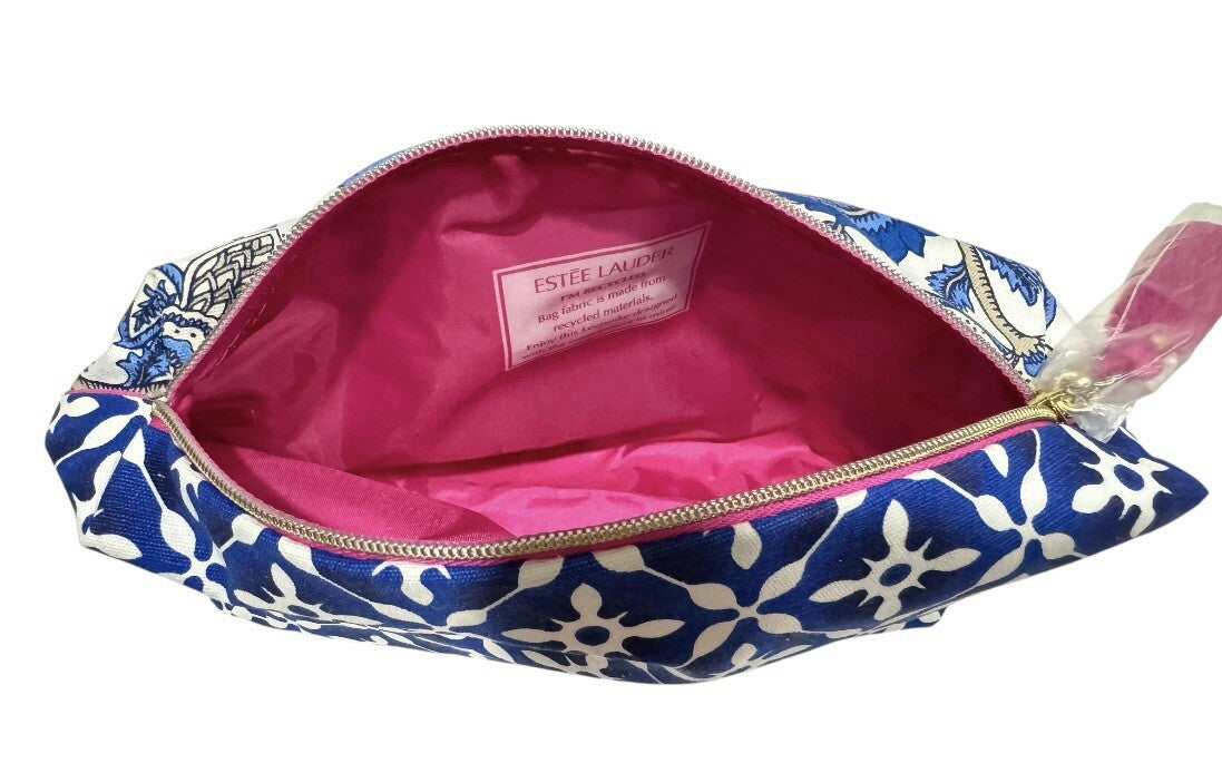 Estee Lauder Makeup Bag.  Bag Fabric Is Made From Recycled Materials.  New7