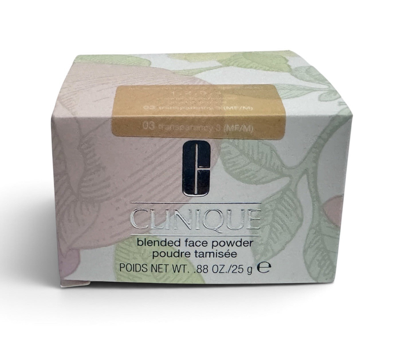 CLINIQUE Blended Face Powder ~ 03 Transparency 3 0.88oz/25g NEW IN BOX2