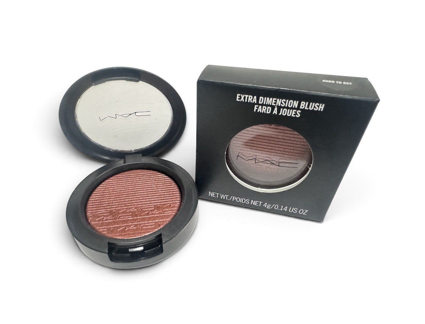 Mac Powder Blush In Hard To Get 4g/0.14oz Full Size.  New In Box0