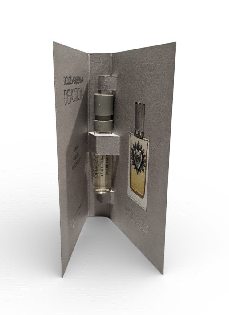 3X DOLCE & GABBANA DEVOTION Pour Homme EDP 1.5ml .05oz Carded SAMPLE  SPRAY VIAL1