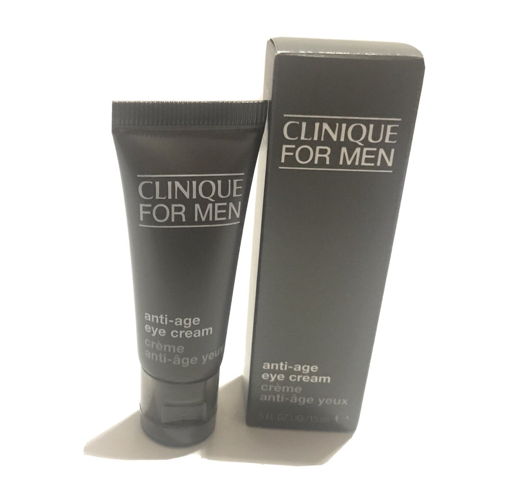 CLINIQUE FOR MEN ANTI-AGE EYE CREAM .50 OZ ( 15 ML) FULL SIZE NEW FRESH TUBE !0