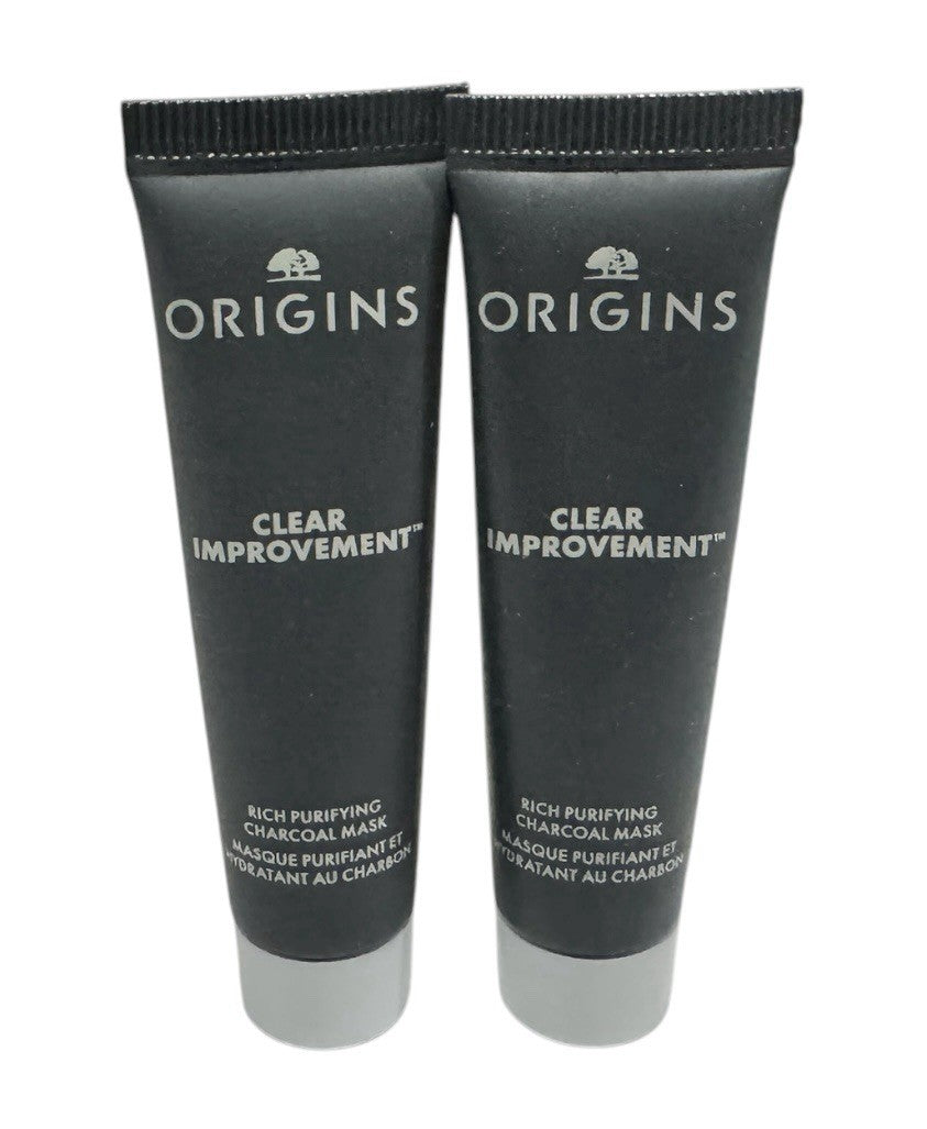 Origins Charcoal Clear Improvement Mask  2 X 0.5oz/15ml New And Never used.0