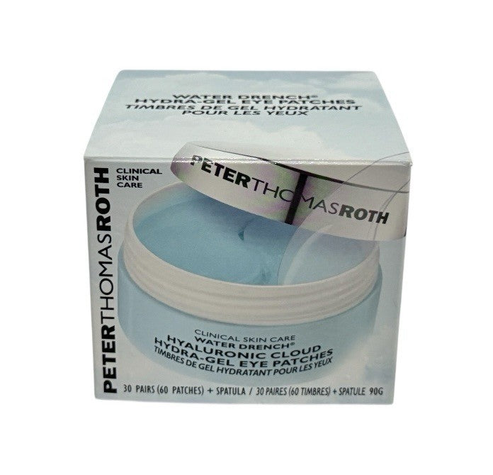 Peter Thomas Roth Water Drench Hydra Gel Eye Patches Hyaluronic 60 Patches NIB1