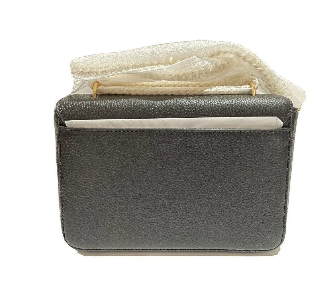 Tory Burch Carter Pebbled Leather Adjustable Chain Shoulder Bag Handbag New Tag2