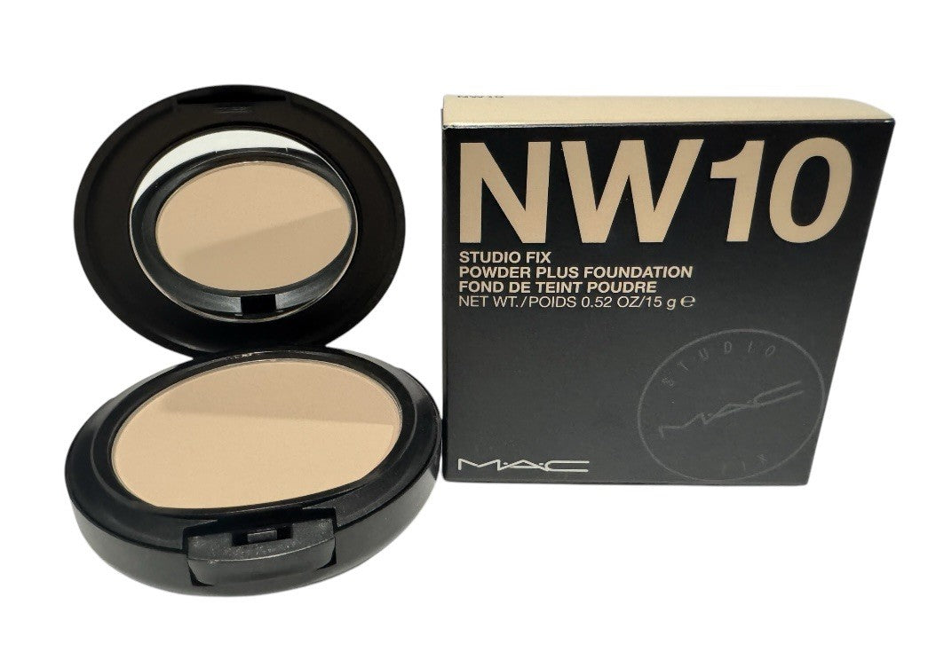 MAC Studio Fix Powder Plus Foundation ~ NW10 ~ Full Size (New In Box)0