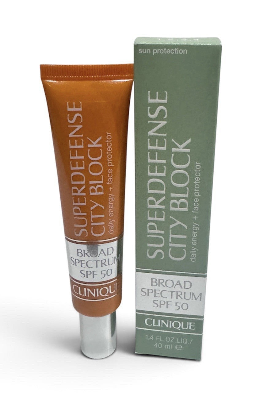Clinique Superdefense City Block SPF 50 Facial Sunscreen + Primer 1.4 oz / 40ml0