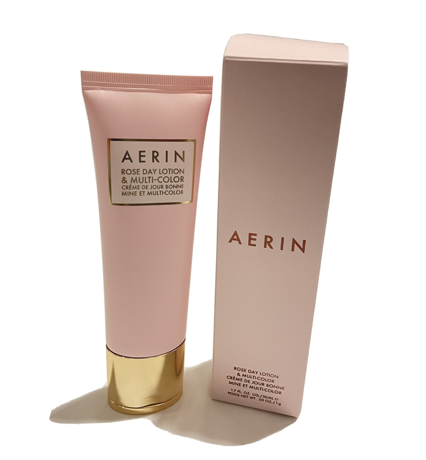 AERIN ROSE Day Face Gel Lotion & Multicolor Lip Cheek Gloss 1.7 Estee Lauder NIB0