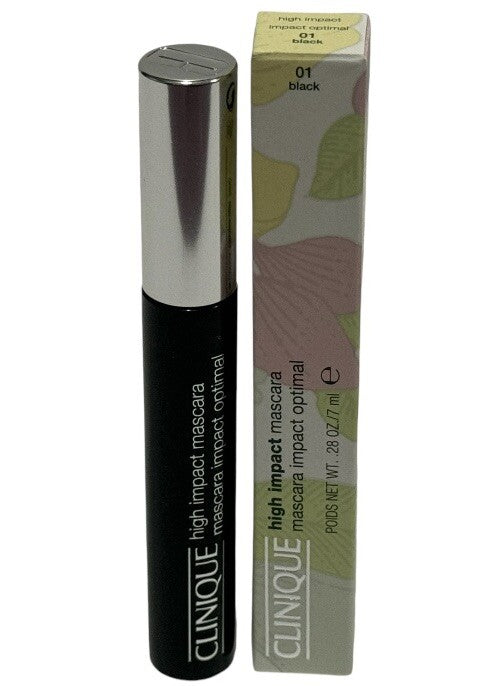 Clinique High Impact Mascara - 01 Black 0.28oz/7ml - Full Size New in Box0