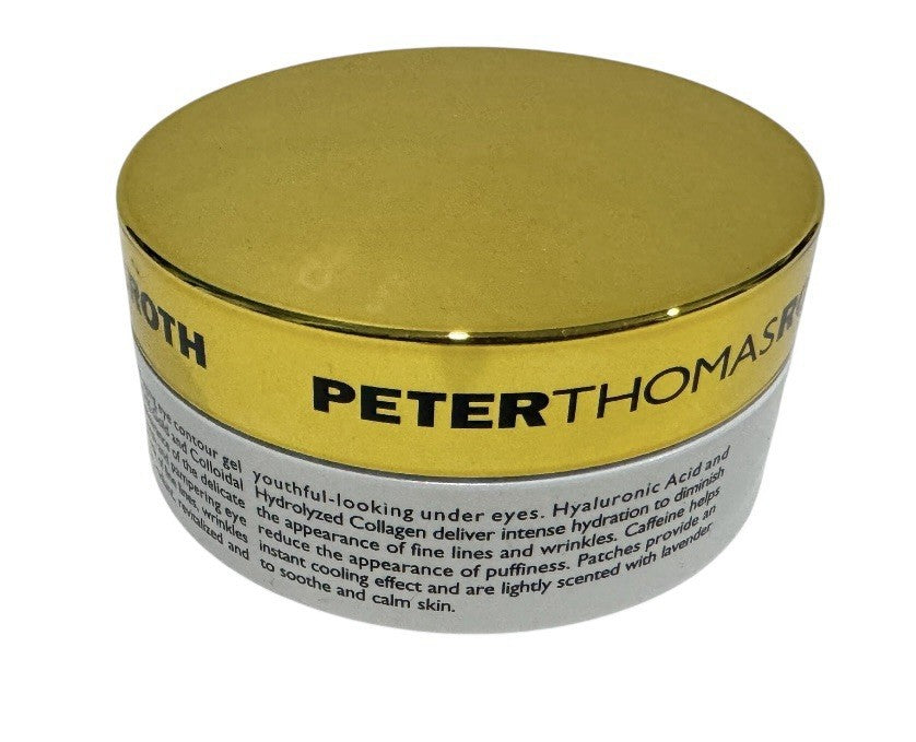 Peter Thomas Roth 24K Gold Eye Patches 60ct (30 Pairs) NEW No Box Promo Size3