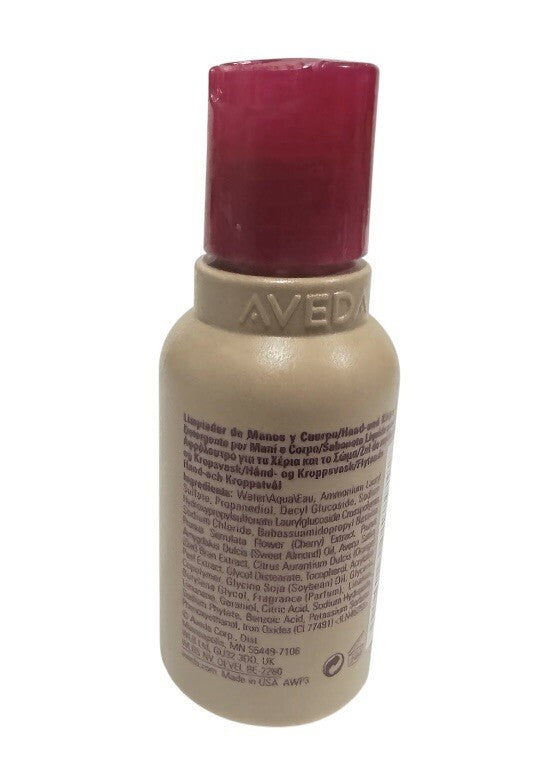 New Aveda Cherry Almond Hand And Body Wash + Lotion 1.7oz 50 mL Each Travel Size4
