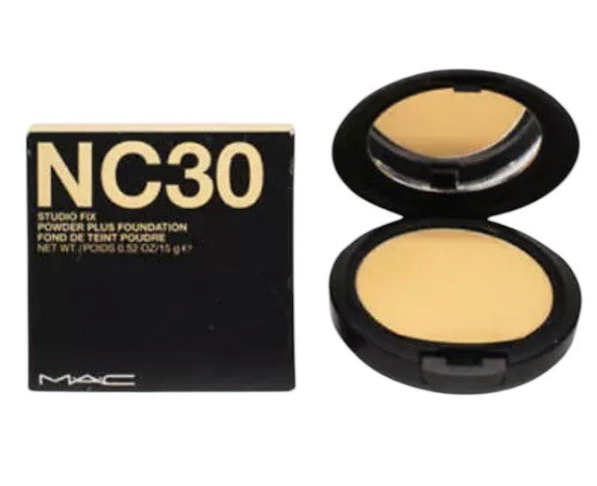 MAC Studio Fix Powder Plus Foundation NC30 Full Size 0.52 oz 15g New In Box4