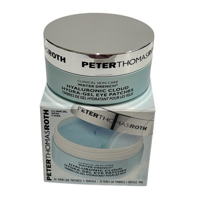 Peter Thomas Roth Water Drench Hydra Gel Eye Patches Hyaluronic 60 Patches NIB0