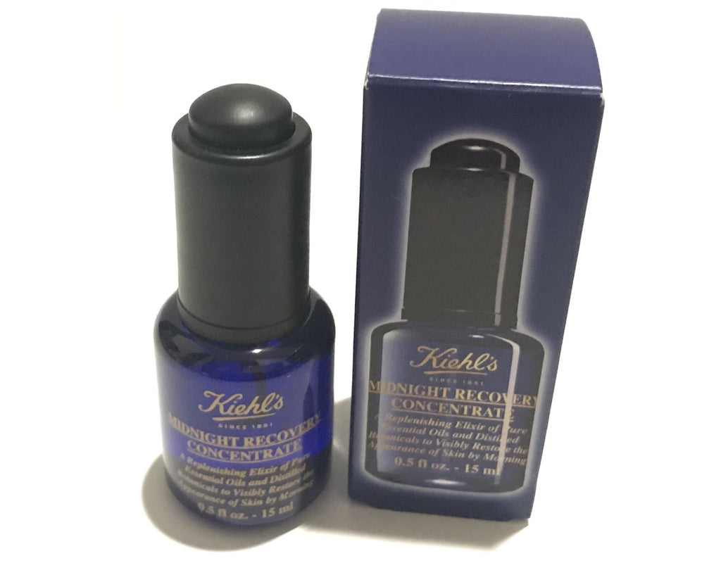 Kiehls Midnight Recovery Concentrate - Face Serum 0.5 Oz /15 mL - New In Box0