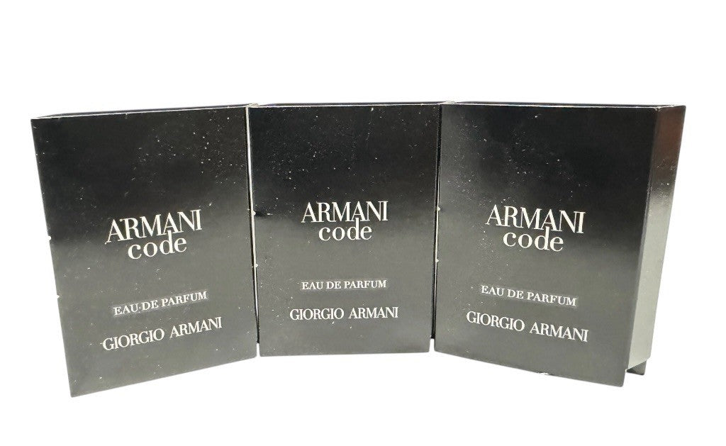 3 Giorgio Armani  Armani Code EDP Men Perfume Sample Spray 1.2 mL/0.04oz NEW0