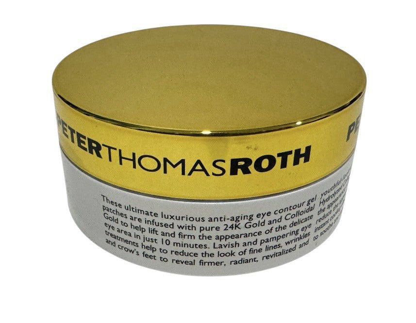 Peter Thomas Roth 24K Gold Eye Patches 60ct (30 Pairs) NEW No Box Promo Size2