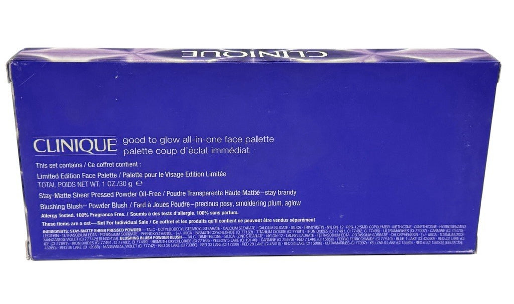 New Clinique Good to Glow All-in-One Face Palette Full size 30 g/1 oz New In Box5