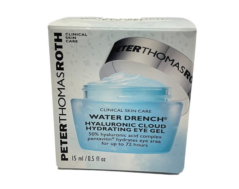 Peter Thomas Roth Water Drench 0.5oz Hyaluronic Cloud Hydrating Eye Gel NIB3