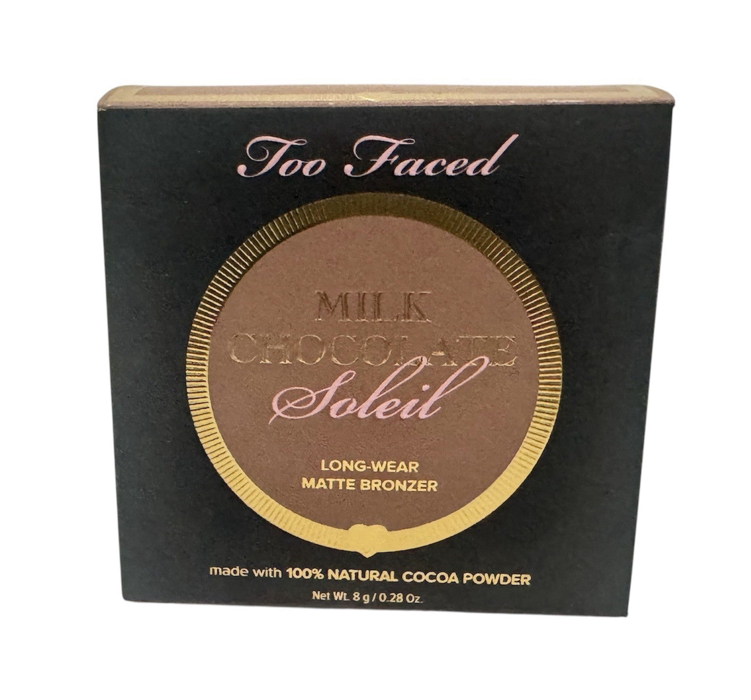 Too Faced Milk Chocolate Soleil Long-Wear Matte Bronzer 0.28oz.  New In Box2