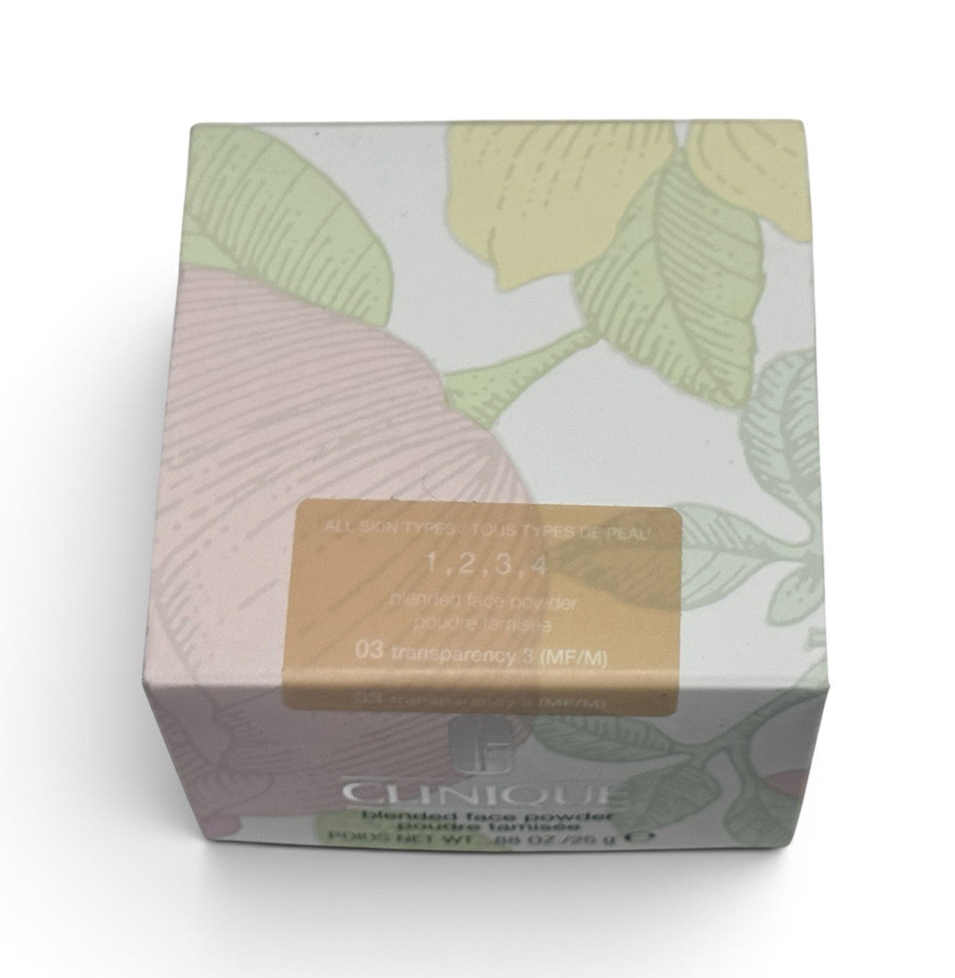 CLINIQUE Blended Face Powder ~ 03 Transparency 3 0.88oz/25g NEW IN BOX3