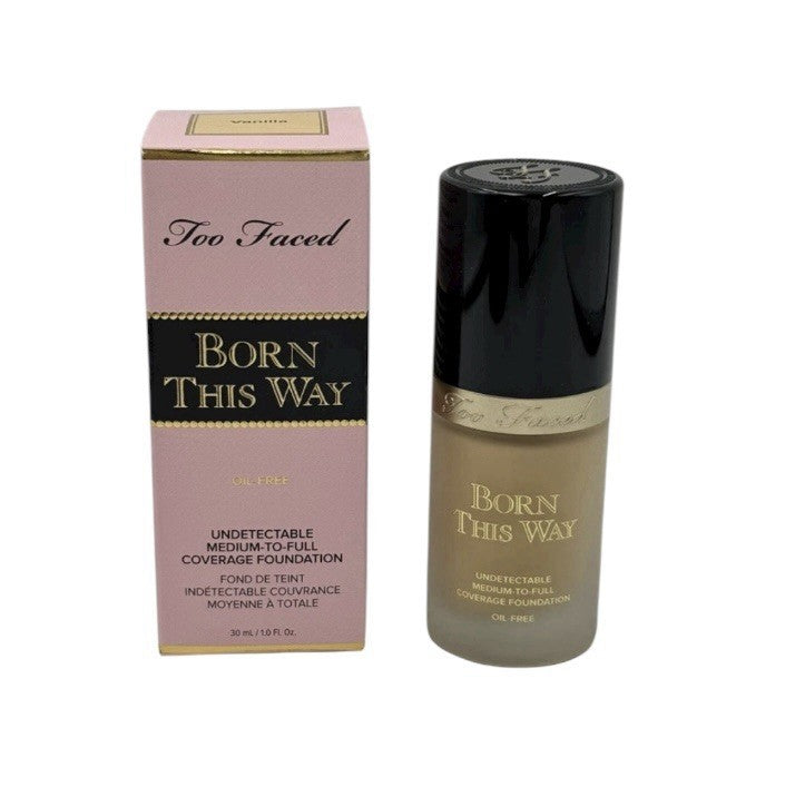 Too Faced Born This Way Oil Free Medium To Full Coverage Foundation Vanilla NIB1