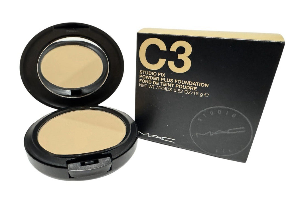 11X MAC Studio Fix Powder Plus Foundation Shade C3 Full Sz 15g ORIGINAL Formula.0