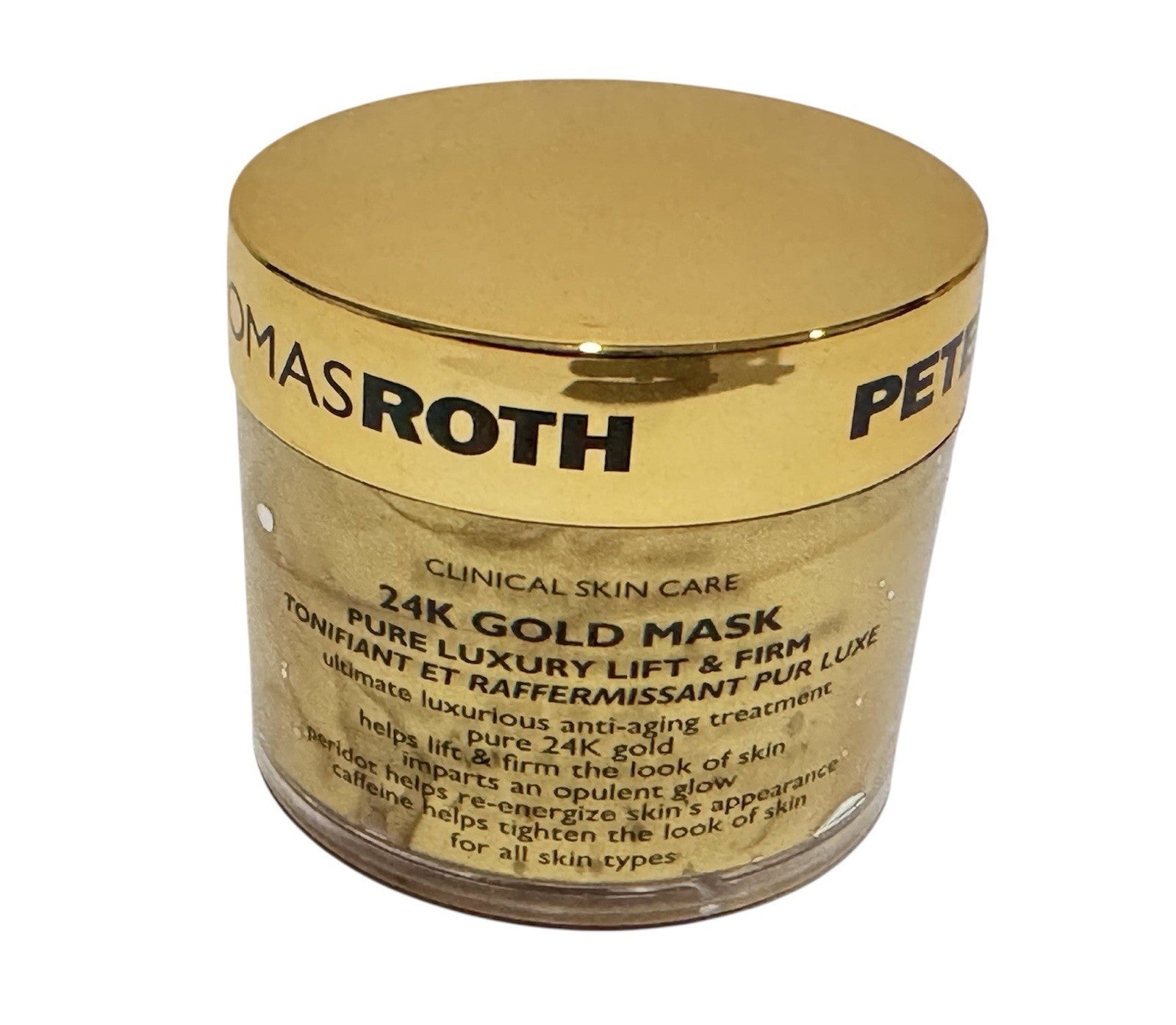2 x Peter Thomas Roth 24K Gold Mask Pure Luxury Lift & Firm 1.7oz Each NEW3