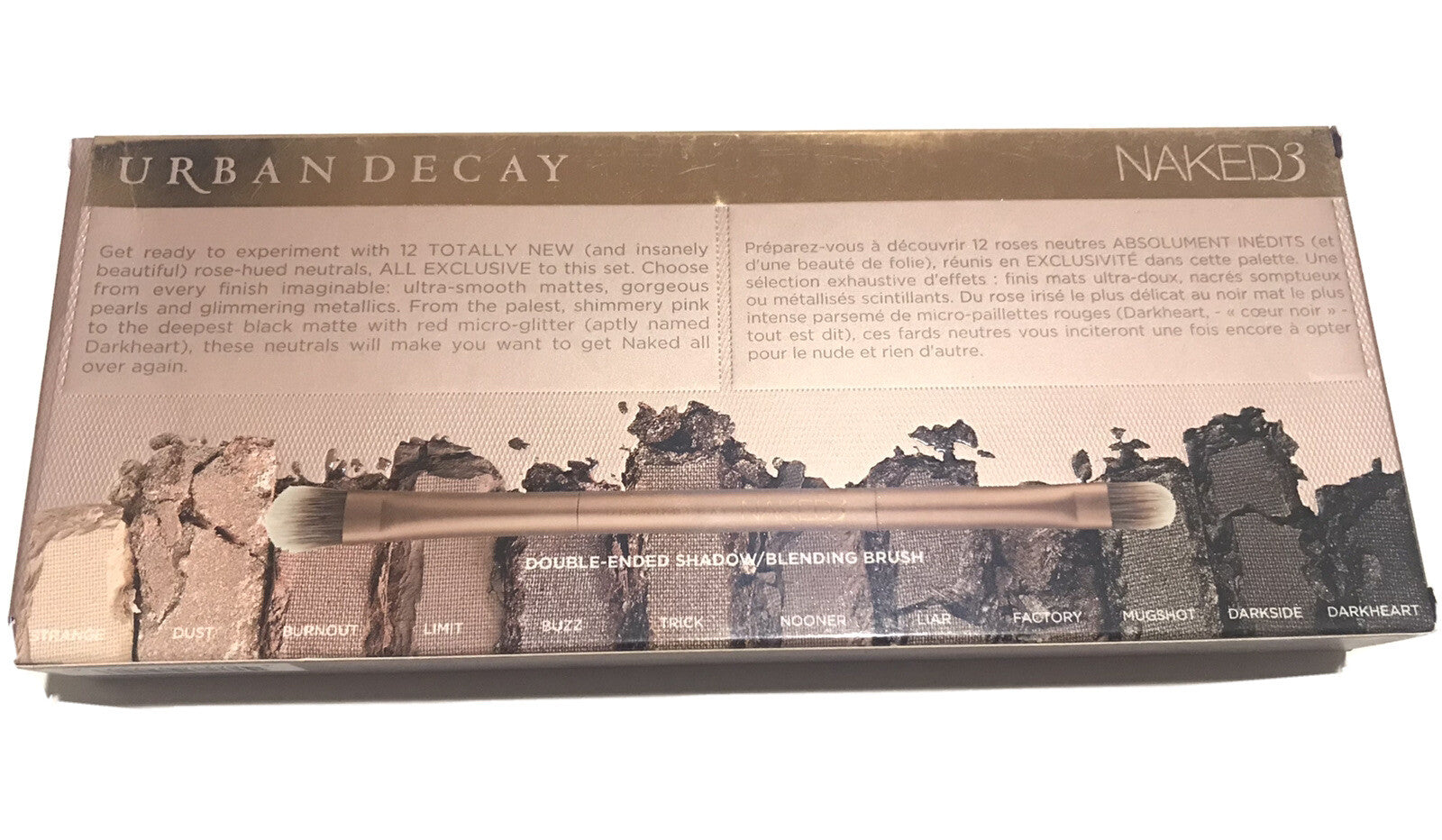 Urban Decay Naked 3 Eyeshadows Palette. New In Box2