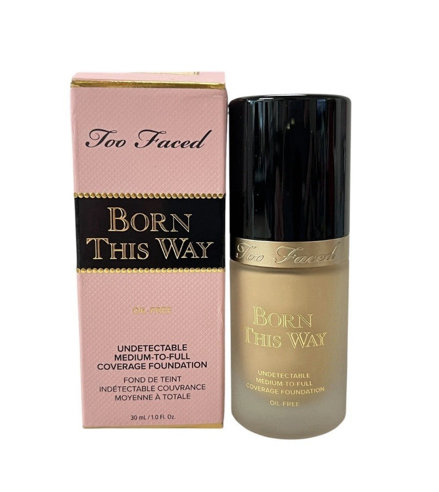 Too Faced Born This Way Oil Free Medium ToFull Coverage Foundation Ivory 1oz NIB1