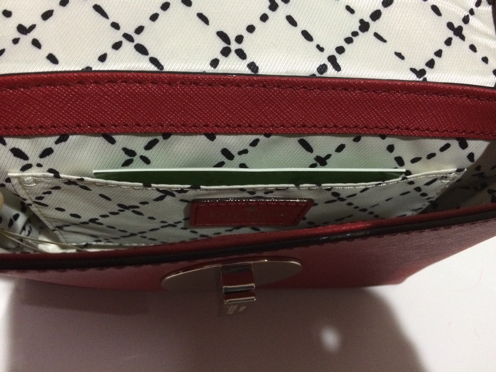 Kate Spade SALLY Newbury Lane Pillboxred Crossbody LeatherBag WKRU2256 New w/tag5