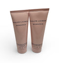 Romance Ralph Lauren Body Lotion Moisturizer & Shower Bath Gel Set 2.5oz 75ml0