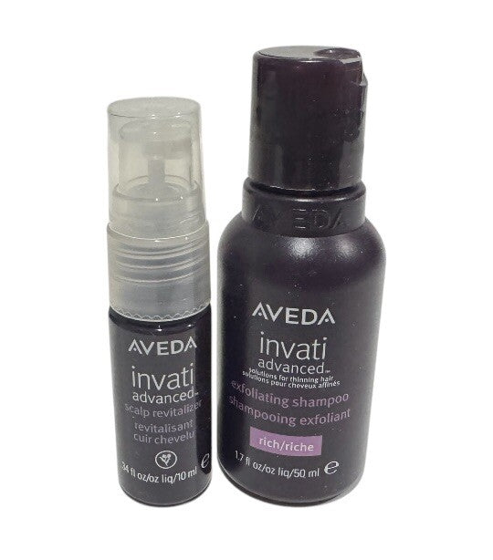 Aveda Invati Advanced Shampoo & Scalp Revitalizer NEW travel size0