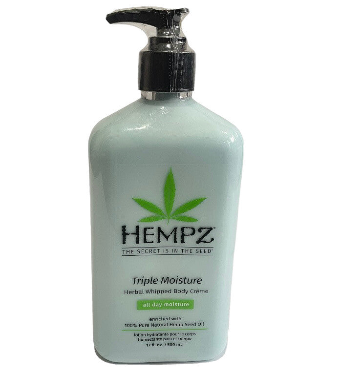 Hempz Triple Moisture Herbal Whipped Body Creme.  17oz New0