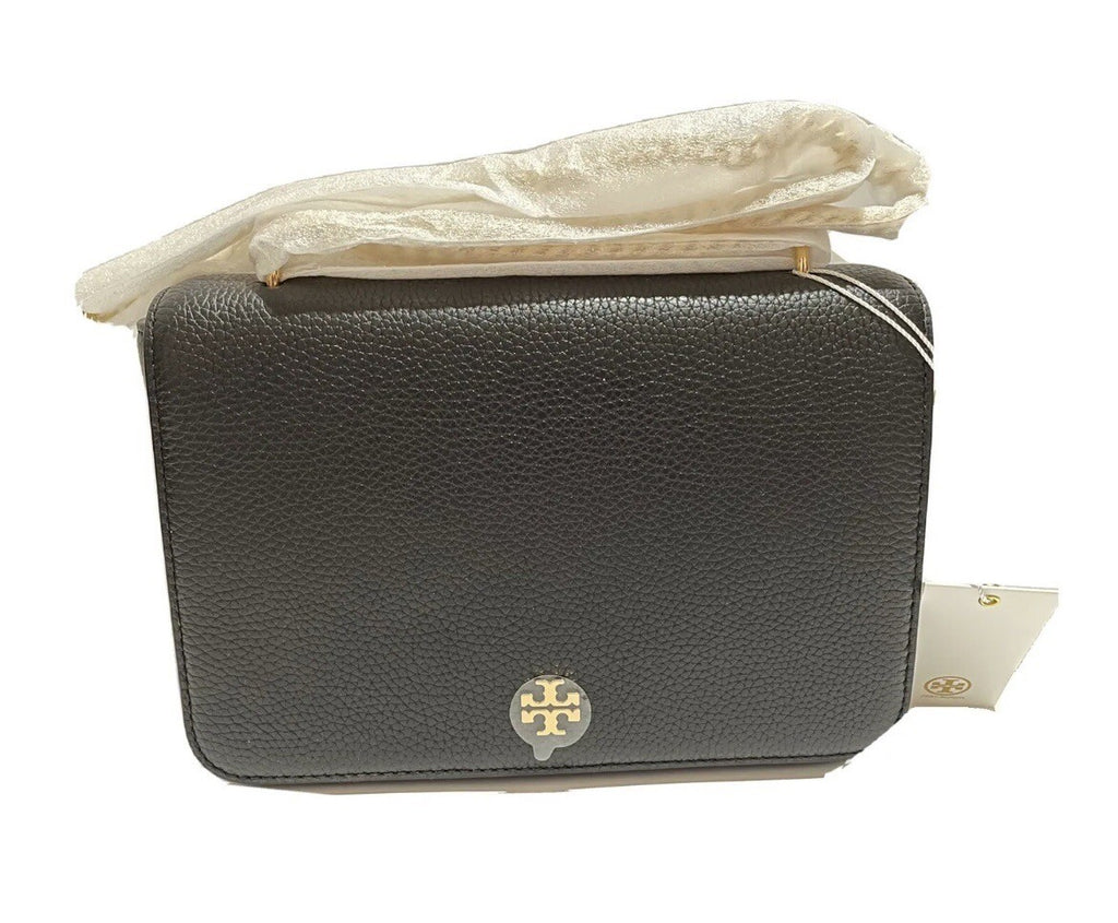 Tory Burch Carter Pebbled Leather Adjustable Chain Shoulder Bag Handbag New Tag1