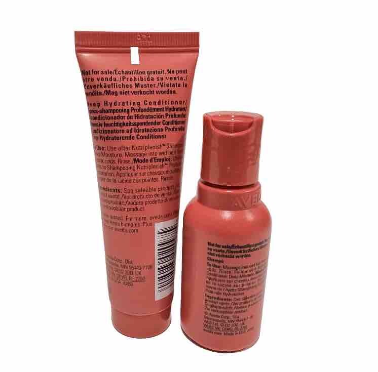 AVEDA Nutriplenish Conditioner & Shampoo Deep Moisture 1.7 fl oz New Without Box3