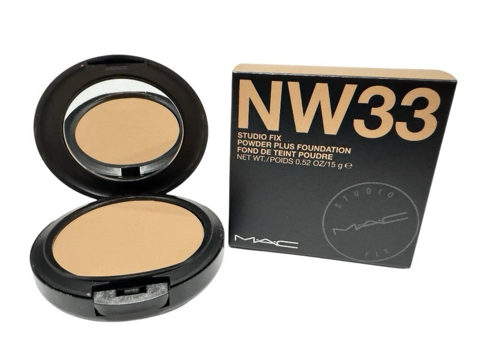 MAC Studio Fix Powder Plus Foundation NW33Full Size 0.52oz/15g New in Box0
