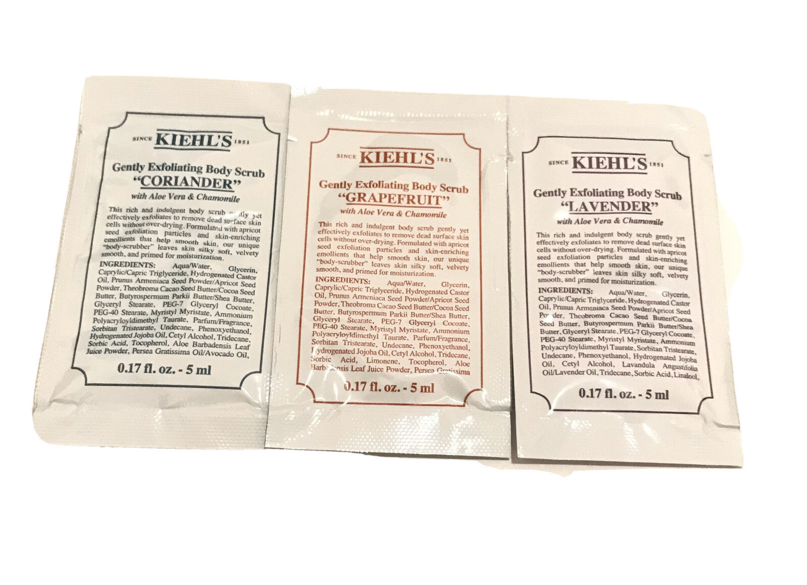 Kiehls Samples 9 Mix New1