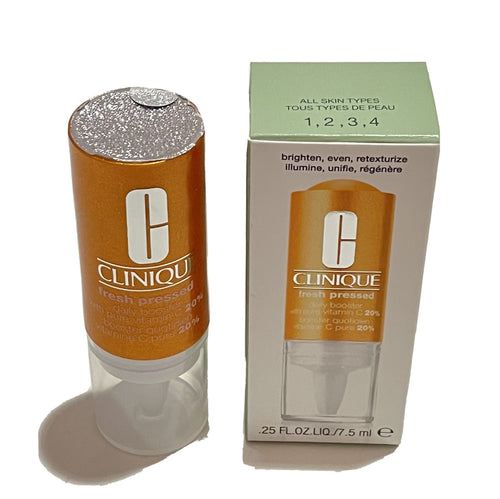 2 X Clinique Fresh Pressed Daily Booster With Pure Vitamin C 20% .  New In Box1